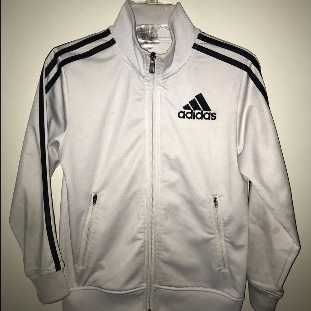 Black and White Adidas Jacket